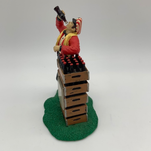 Vintage 1999 Coca-Cola Retro Delivery Man Old Fashioned Clock Figurine - Picture 5 of 13